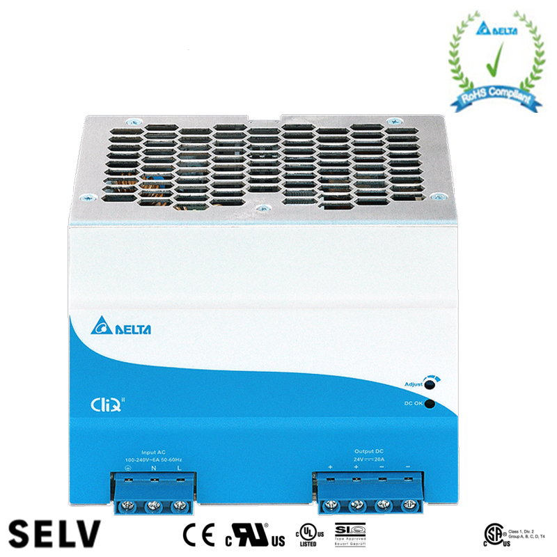 DRP024V480W1BA DELTA 24V 480W 20A