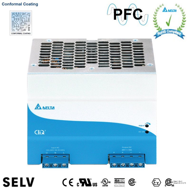 DRP048V480W1BA DELTA 48V 480W 10.00A