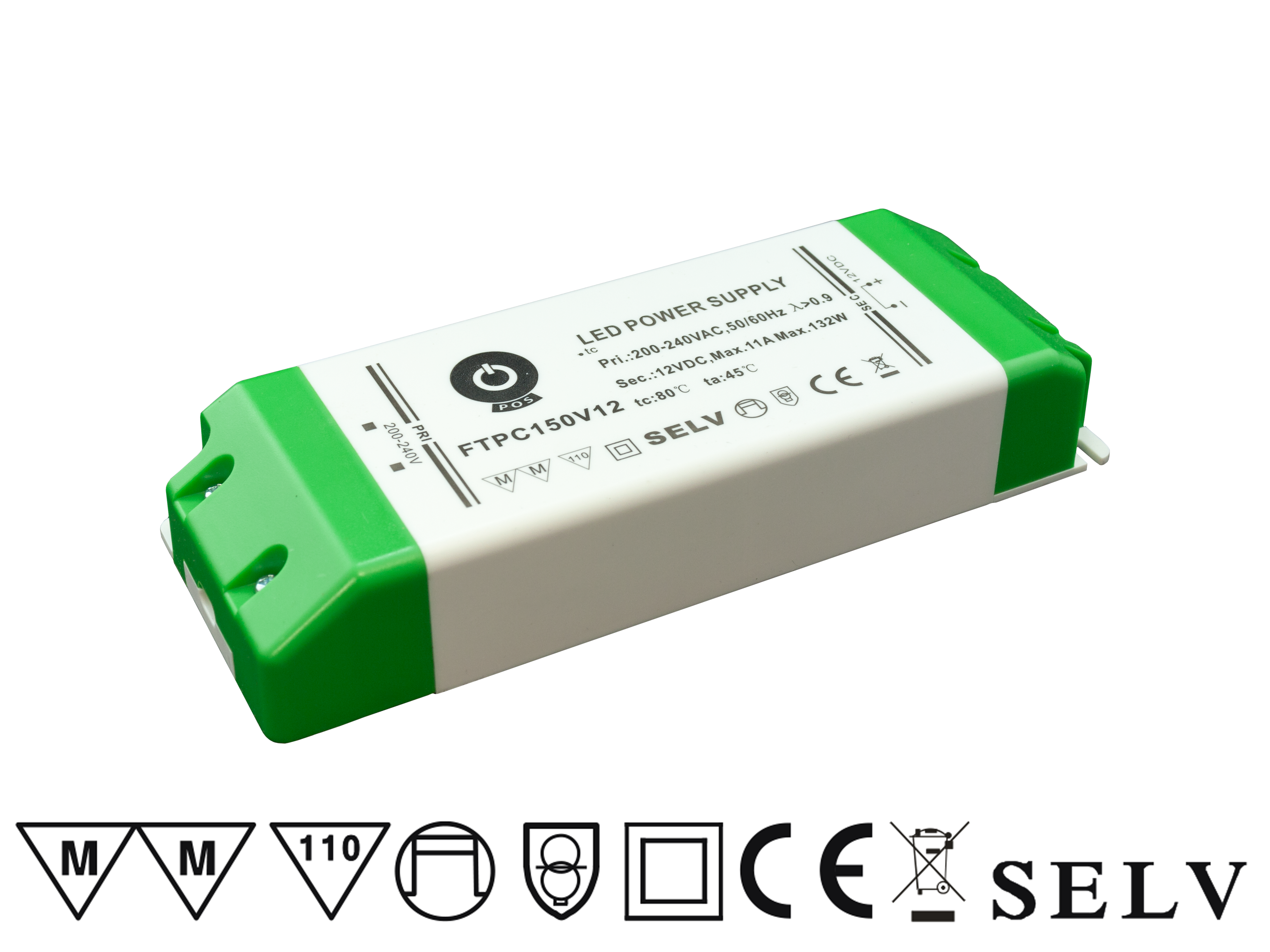 FTPC150V12 POS Napěťový zdroj 132W 12V 11A