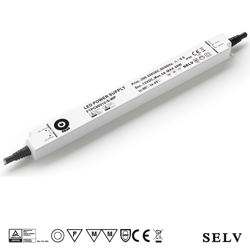 FTPC60V24-S-WP Napěťový zdroj SLIM IP66 60W 24V