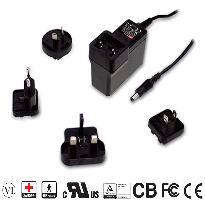 GEM30I07-P1J Mean Well Síťový MEDICAL adaptér 30W 7.5V