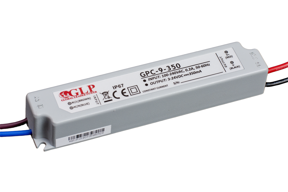 GPC-9-350 Zdroj konstantního proudu 350mA 3~24V 9W