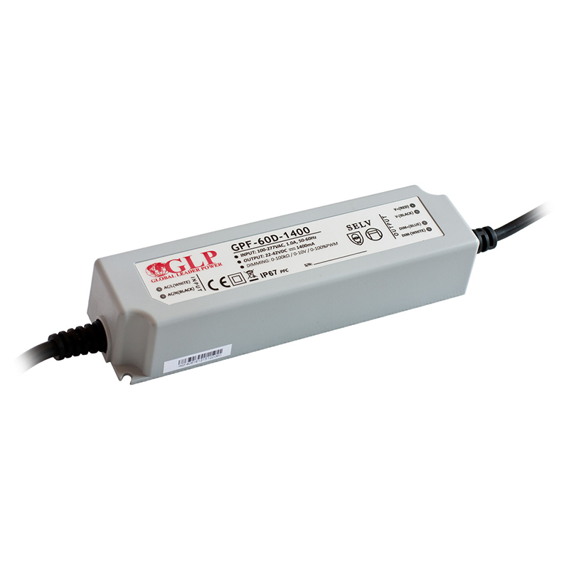 GPF-60D-2100 Zdroj proudu stmívatelný 2100mA 60W