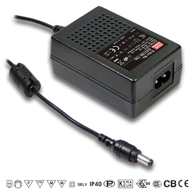 GSC18B-1400 Mean Well Stolní adaptér proudový 18W 1400mA