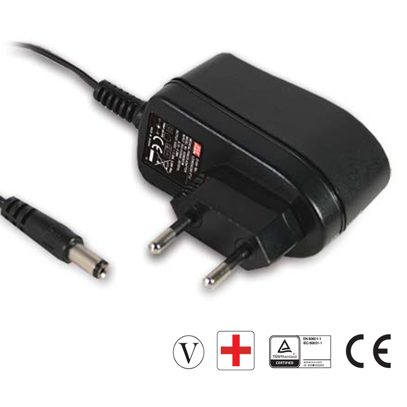 GSM06E06-P1J Mean Well Síťový adaptér Medical 6W 6V