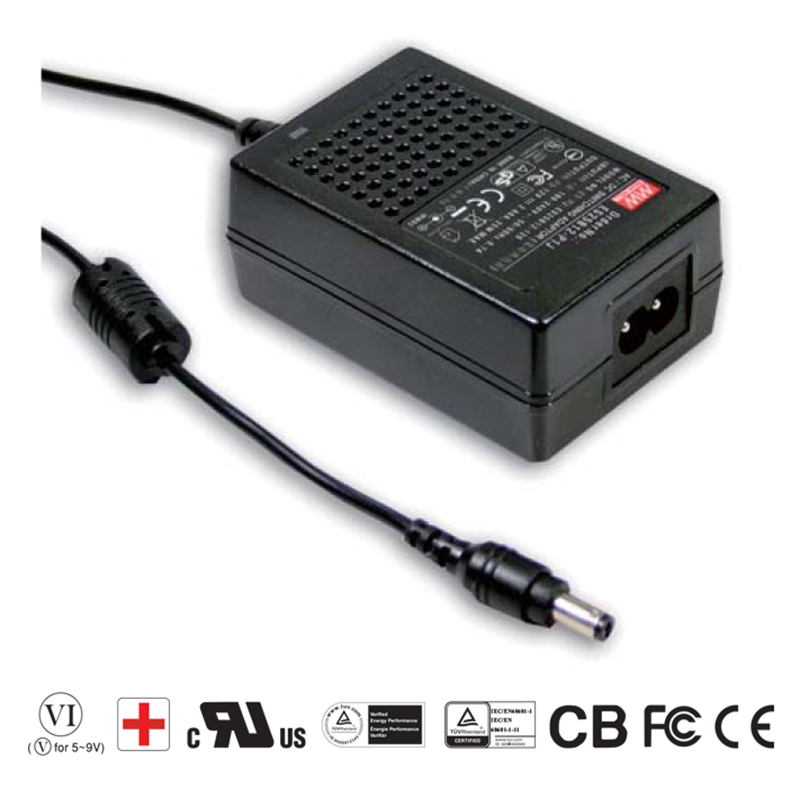 GSM25B18-P1J Mean Well Stolní adaptér Medical 25W 18V