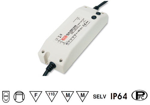 HLN-60H-12A Mean Well Napájecí zdroj pro LED 60W 12