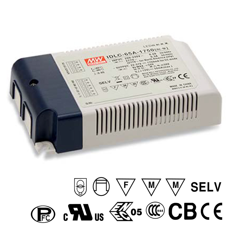 IDLC-65-1750 Mean Well Stmívatelný proudový zdroj 1750mA 65W