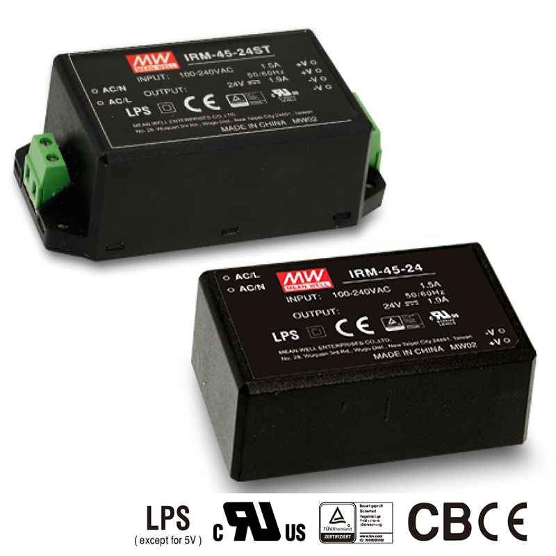 IRM-45-48 Mean Well Miniaturní zdroj na PCB 45W 48V