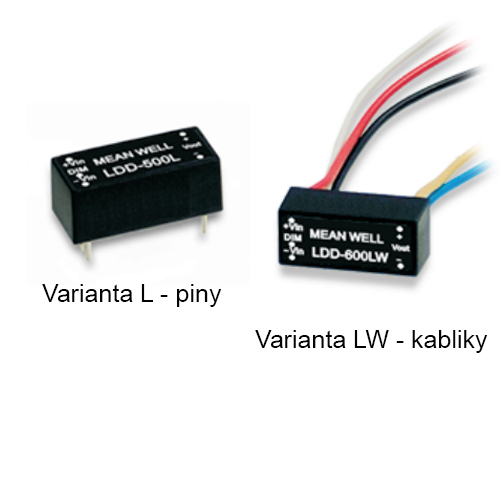 LDD-1200L Mean Well DC-DC Proudový snižující převodník s PWM 1200mA