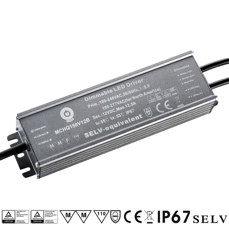 MCHQ185V12B POS Stmívatelný zdroj pro LED 12V 185W