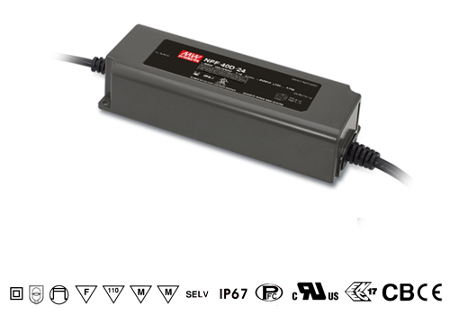 NPF-40D-42 Mean Well Stmívatelný zdroj pro LED 40W 42V