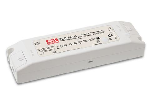 PLC-30-15 Mean Well Napájecí zdroj pro LED 30W 15V
