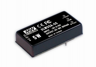DLW05A-05 Mean Well Měnič DC/DC modulový 5W +-5V
