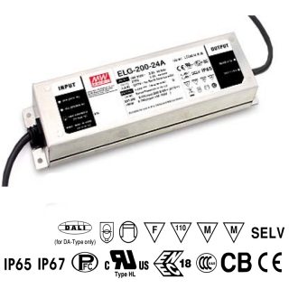 Mean Well ELG-200-24 Napěťový zdroj pro LED 200W 2