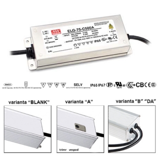 Mean Well ELG-75-C1050 Proudový zdroj pro LED 75W