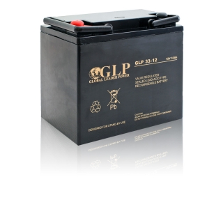 GLP Bezúdržbový záložní akumulátor - baterie VRLA - AGM 33Ah / 12V
