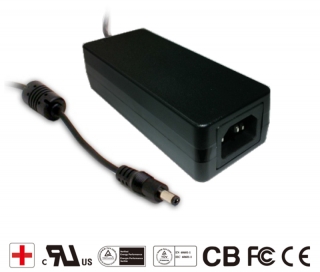 Mean Well GSM40A05-P1J MEDIC stolní adapter 25W 5V