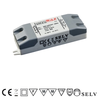 GTPC-8-12 Zdroj konstantního napětí 12V 0.67A 8W