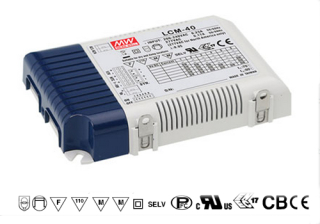 Mean Well LCM-40 Vícehladinový zdroj 40W