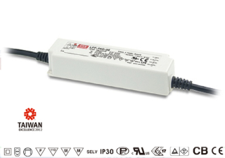Mean Well LPF-16D-12 Stmívatelný zdroj pro LED 16W