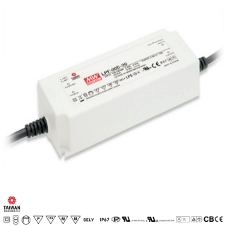 LPF-90D-15 Mean Well Stmívatelný zdroj pro LED 90W 