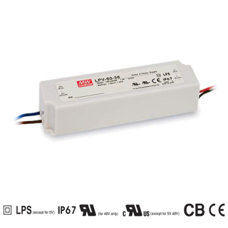Mean Well LPV-60-12 Napájecí zdroj pro LED 60W 12V