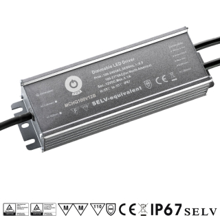 MCHQ100V12B POS Stmívatelný zdroj pro LED 12V 100W