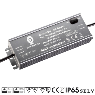 MCHQ250V12A POS Napěťový zdroj pro LED 12V 250W