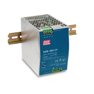 Mean Well NDR-480-24 Zdroj na DIN 480W 24V