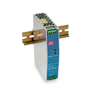 Mean Well NDR-75-12 Zdroj na DIN 75W 12V