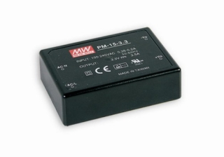 PM-15-12 Mean Well Spínaný zdroj otevřený 15W 12V