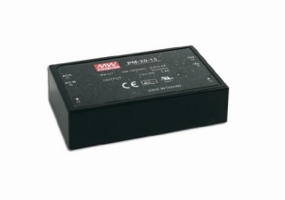 PM-20-12 Mean Well Spínaný zdroj otevřený 20W 12V