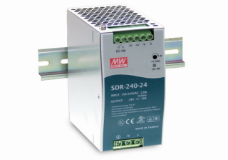 Mean Well SDR-240-24 Zdroj na DIN 240W 24V