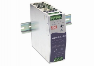 Mean Well WDR-120-24 Zdroj na DIN 120W 24V 1+2f