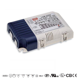 Mean Well LCM-40DA Vícehladinový zdroj s DALI 40W
