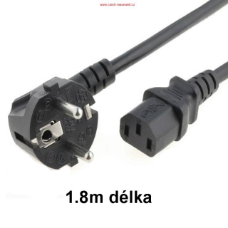Napájecí kabel 1.8m černý GS, GST, SN311